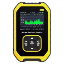 Intelligentes Alarmsystem mit Strahlungsmonitor, tragbarer Geigerzähler mit wiederaufladbarem Akku und LCD-Display, Dosimeter mit schneller