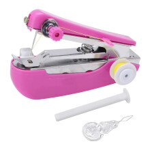Cordless Handheld Sewing Machine Mini Portable For Beginners DIY Fabrics Clothes Quick Stitch Handicrafts