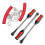 5 In 1 Tire Changing Set Tire Spoon Lever Tools Rim Protector Shs (red) 1