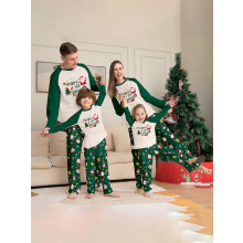 (4, Kid) Christmas Pajamas Families Christmas Pajama Set Pajama Set For Families-Style10AS