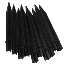 Lawn Lamp Ground Pole Replacement Stakes 10 Pack Solar ABS Plastic Outdoor Use