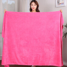 Bath Towel ExtraLarge Microfiber 100x200 cm, Rose Red, Super Absorbent, Soft Travel Camping Swimming Towel