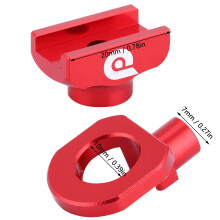High Quality Red Folding Bike Chain Tensioner Aluminum Alloy