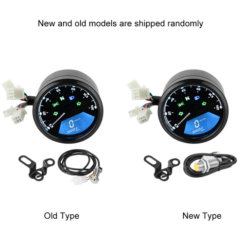 Waterproof Motorcycle Speedometer Odometer with LCD Tachometer 1