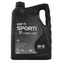 Elf Sporti 9 Long Life 5W30 5W30 High Performance Engine Oil 5 Litres 5L