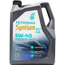 PETRONAS Syntium X 5W40 Fully Synthetic Car Engine Oil ACEA A3 B4 5 Litres 5L