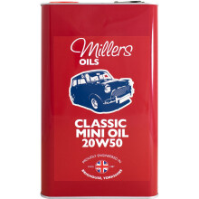 Millers Oils Classic Mini Oil 20W50 Engine Oil Longer Gear Life 20w50 5 Litres