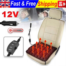Heated Car Seat Pad 12V Auto Heating Cushion Comfortable Warmer Universal Winter