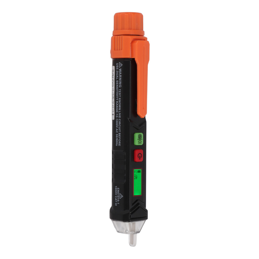 Digital Non-Contact Voltage Tester Pen, Cat Iii 1000V, Sound & Alarm Light 7891382353166