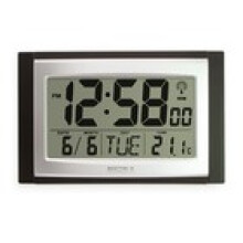Acctim Stratus Digital Wall Desk Clock Radio Controlled Tabletop LCD Display D