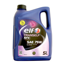 Elf Tranself NFX SAE 75W Synthetic Gearbox Oil Transmission Fluid 5L 5 Litres