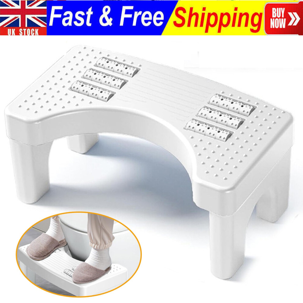 Squatty Step Stool Bathroom Potty Squat Aid For Constipation Piles Relief Toilet