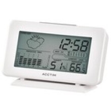 Acctim Vega Weather Station Clock LCD Temperature Humidity Display