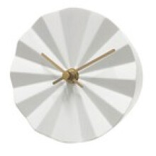 Acctim Layla Mantel Clock Contemporary Resin Quartz Brass Hands Energy Efficient