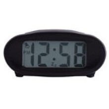 Acctim Eclipse Digital Alarm Clock Smartlite Hybrid Solar Battery Power Black