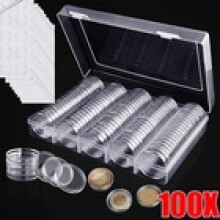 Plastic Coin Holder Coin Capsules Coin Case Coin Holder Storage Container Box