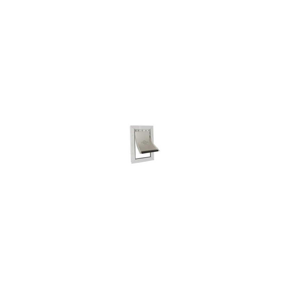 Staywell Petsafe Alloy Dog Pet Door Flap Twoway Sm Med Lge Xlarge White
