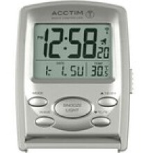 Acctim Vista Digital Travel Alarm Clock Radio Controlled Date Temp Folding