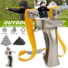 Powerful Slingshot Catapult Alloy Handle Sling Shot Game Hunting High Velocity