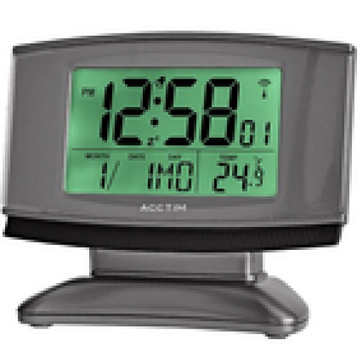 Acctim Acctim Cuba Digital Alarm Clock Radio Controlled Smartlite Date Temperature 1