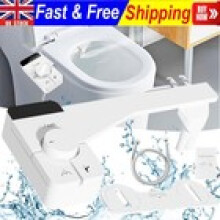 Bidet Toilet Seat Attachment UltraThin DIY Sprayer SelfCleaning Double Nozzles