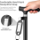 Foldable Walking Stick with LED Light Adjustable Height 7990cm for Seniors UK 6