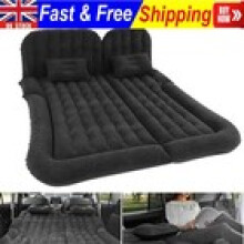 Car Double Flocked Camping Airbed Inflatable Mattress Blow Up Air Bed with Pump