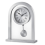 Acctim Acctim Bathgate Pendulum Mantel Clock Quartz Metal Glass Floating Effect Silver 3