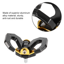 Stylish Aluminum Motorcycle Hook - Double Support for Extra Storage