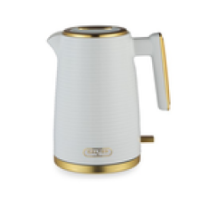 Salter Electric Cordless Kettle 17L 3KW Rapid Boil Textured Palermo WhiteGold