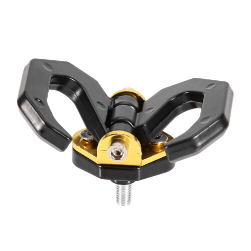 Stylish Aluminum Motorcycle Hook - Double Support for Extra Storage 2