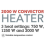 Beldray Beldray FreeStanding Portable Convector Heater 2 Pack Standing Radiator 3