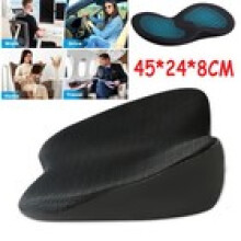 Memory Foam Car Seat Cushion For Driving Wedge Driver Booster Office Chair Pad