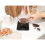 Salter Salter Digital Kitchen Scale Easy Clean Ultra Slim Compact Glass Platform Black 3