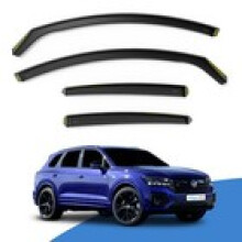 VW Touareg MK3 2018onwards 5 Door SUV Wind Deflectors 4pc Edgevisors Tinted