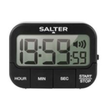 Salter Digital Kitchen Timer Loud Countdown Cooking Self Standing Magnetic