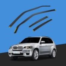 BMW X5 E70 MK2 20062013 5 Door SUV Wind Deflectors 4pc Tinted