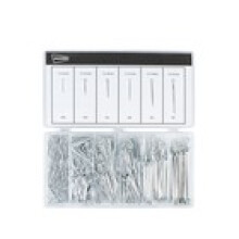 500 Pieces Aluminium Split Pin Assortment Kit Different Sizes Workshop Box