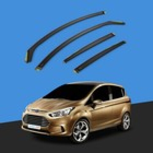 Ford Ford BMax 20122017 5 Door MPV Wind Deflectors 4pc Tinted 1