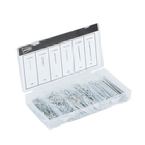 500 Pieces Aluminium Split Pin Assortment Kit Different Sizes Workshop Box 2