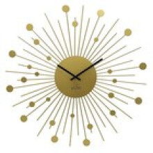Acctim Brielle Large Wall Clock Starburst Sunburst Painted Metal Frame 50cm