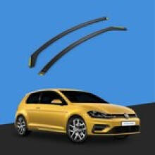 VW GOLF MK7 20132019 3 Door Hatchback Wind Deflectors 2pc Tinted