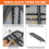81x31cm Table Top Ironing Board SmallFoldable Design NonSlip Folding Legs UK 4