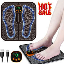 EMS Electric Foot Massager Mat Relax Muscle Stimulator Leg Shaping Massage Pad