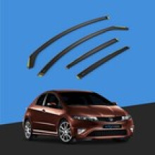 HONDA CIVIC MK8 20062012 5 Door Hatchback Wind Deflectors 4pc Tinted