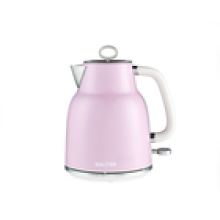 Salter Retro Kettle 17L Rapid Boil 360 Base Auto ShutOff Cordless Vintage Pink