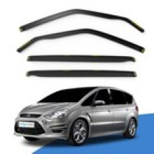 Ford SMax MK2 20102015 5 Door MPV Wind Deflectors 4pc Edgevisors