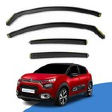 CITROEN C3 MK3 20172024 5 Door Hatchback Wind Deflectors 4pc Edgevisors