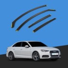 AUDI A4 B9 2015onwards 4 Door Saloon Wind Deflectors 4pcs Tinted