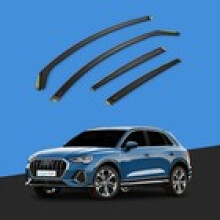 AUDI Q3 MK2 2018onwards 5 Door SUV Wind Deflectors 4pc Tinted